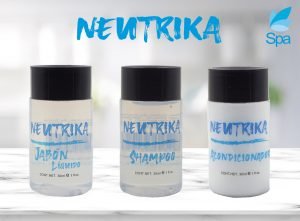 Kit Jabón Líquido, Shampoo y Acondicionador 30ml para hotel - Caja 300 pzas.