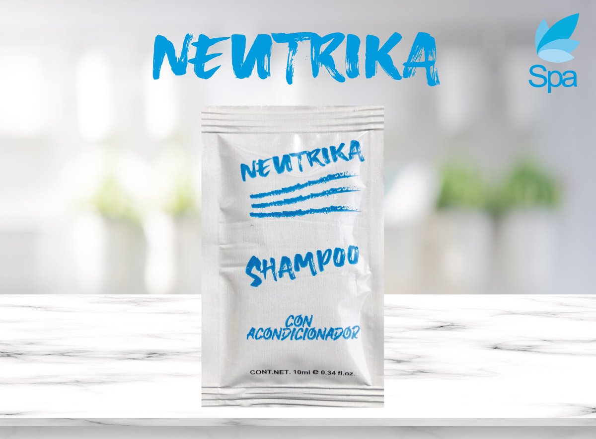 Shampoo para Hotel 10 ml en Sachet | Amenidades Hoteleras Caja con 300 Piezas | Fórmula con pH Balanceado, Sin Parabenos