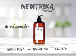 Botellas ambar para Acondicionador 250ml - 1 pza.