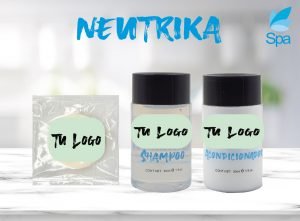 Kit Jabón, Shampoo y Acondicionador 30ml PERSONALIZADO para hotel - Caja 300 pzas.