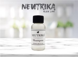 Shampoo para Hotel 30 ml Black | Amenidades Hoteleras sin Parabenos | Caja con 100 Piezas