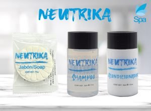 Kit de Amenidades para Airbnb Jabón, Shampoo y Acondicionador 30 ml | Caja con 300 Piezas