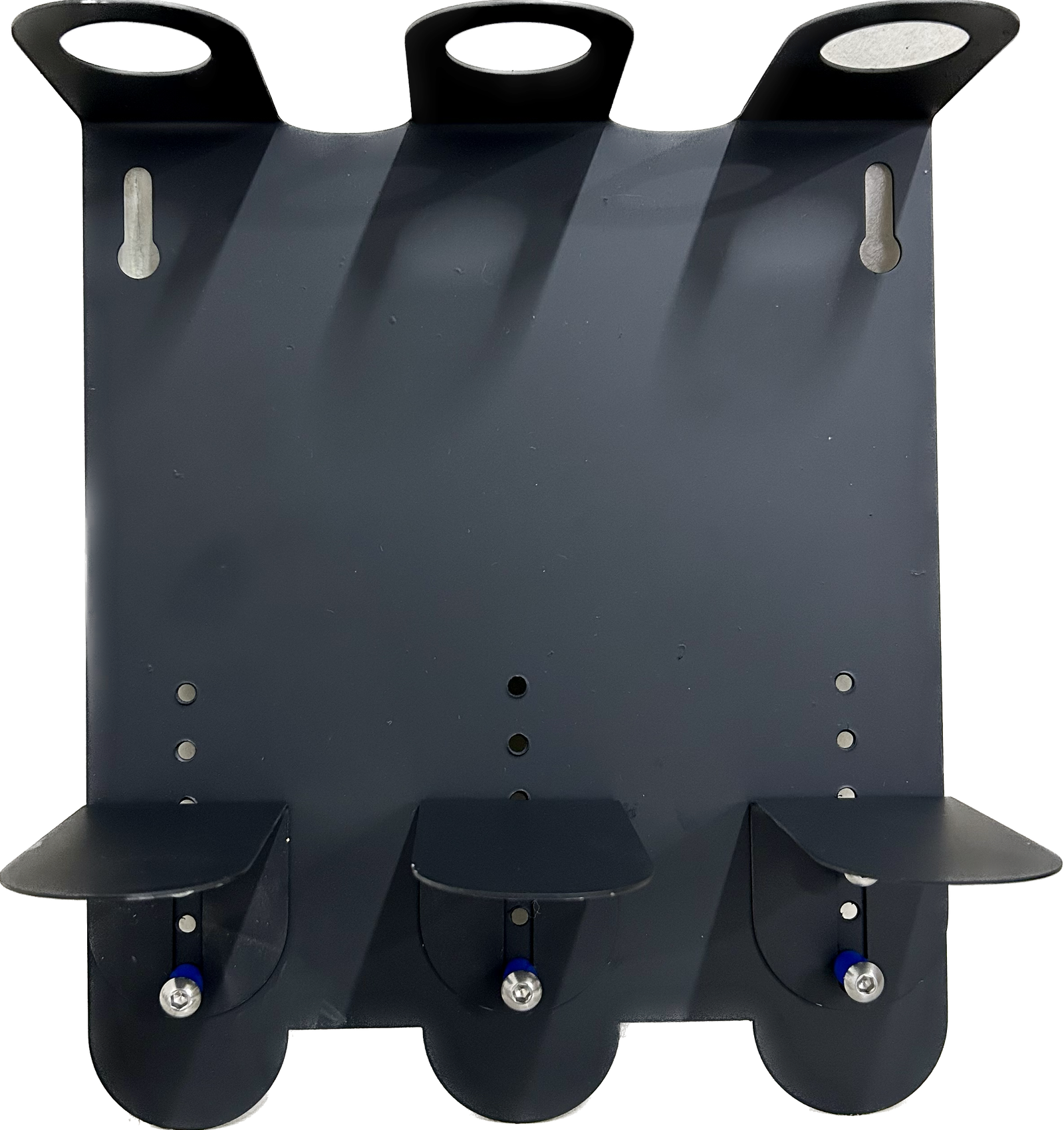 Soporte Triple para Botellas de 250 a 500 ml Negro | Dispensador de Amenidades para Baño de Hotel - Imagen 3